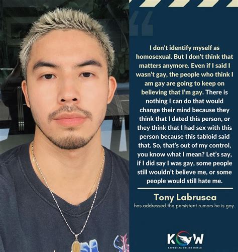 tony labrusca jakol|WATCH: Tony Labrusca tackles gay rumors and why his answer .